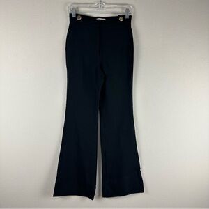 Sandro Paris Woman’s Black Flare Business Casual Trouser Pants Size 36 Small